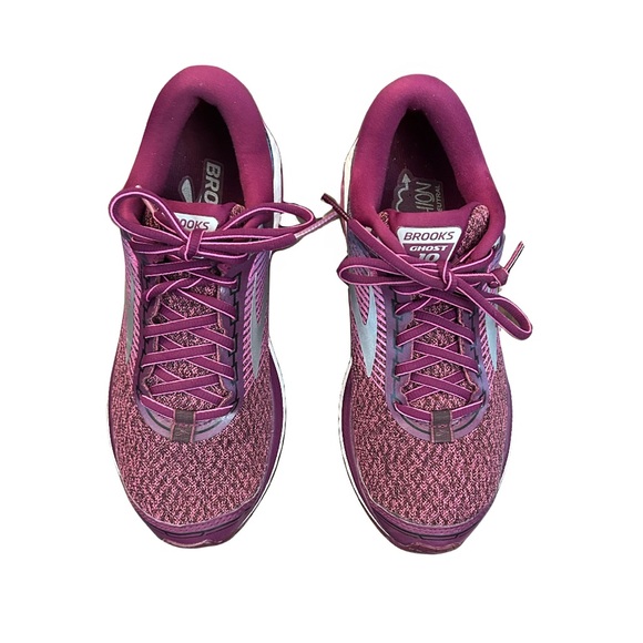 Brooks Ghost 10 DNA Purple Maroon Running Shoes Women’s Size 8.5 - Picture 3 of 9